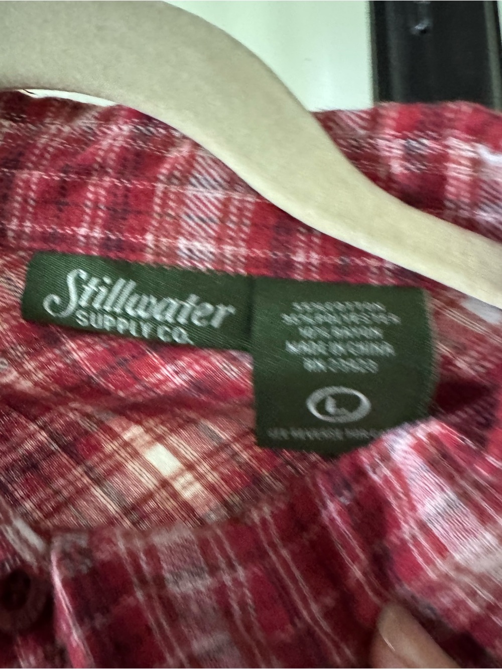 Stillwater Women’s Red Plaid Flannel Shirt